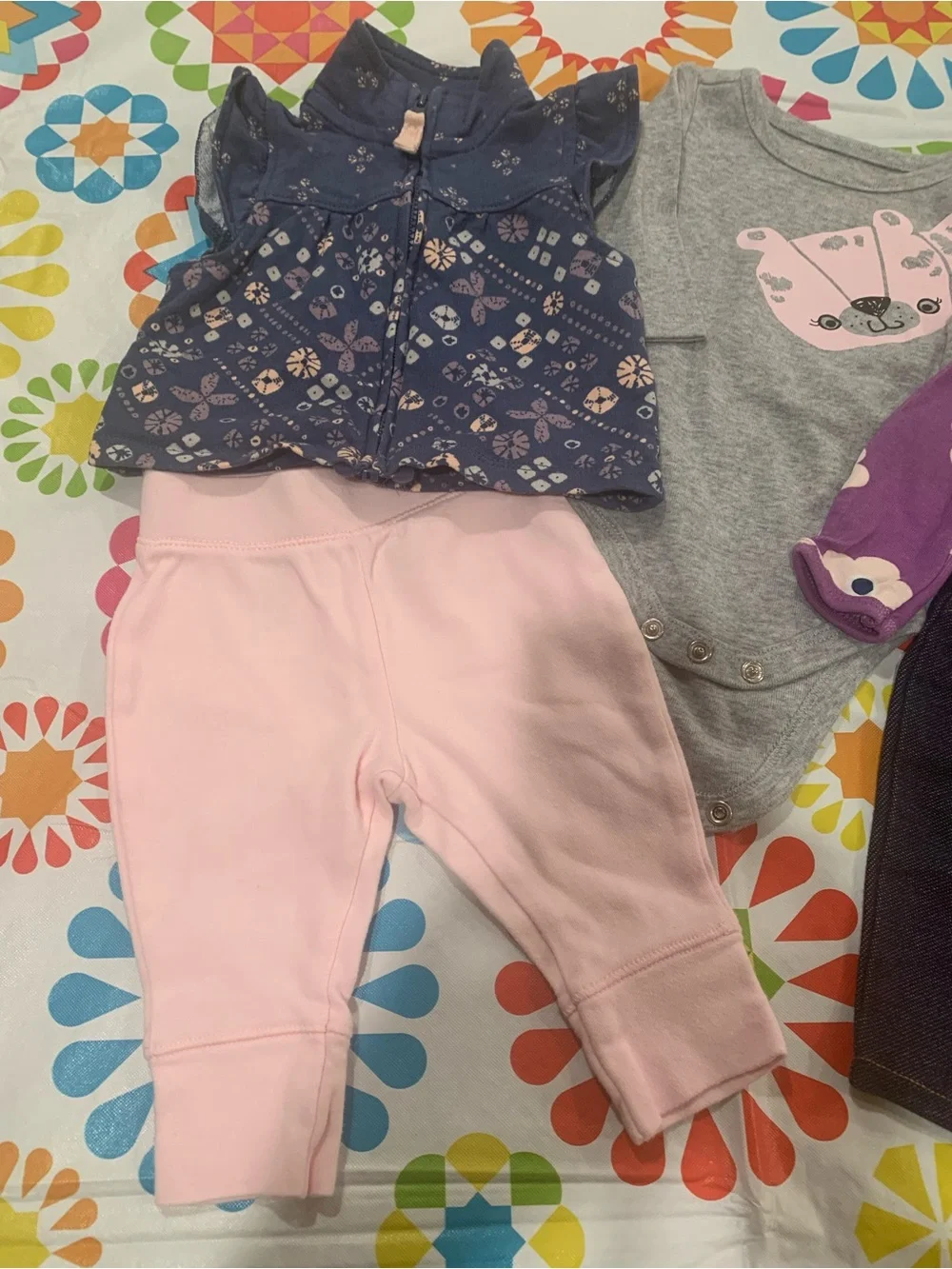 Newborn Outfits with mix and match pieces